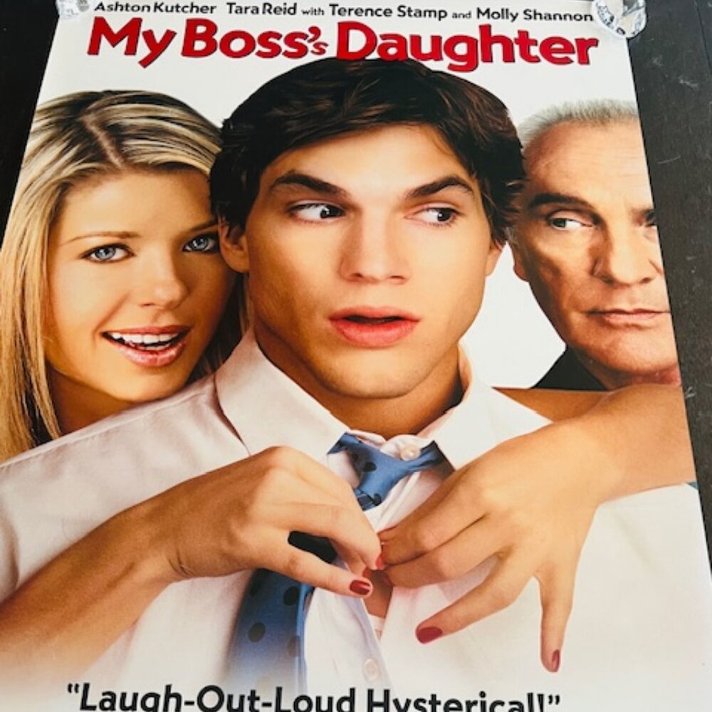 Movie Theater Poster Lobby Card Wall Vtg 2003 My Boss's Daughter Ashton Kutcher